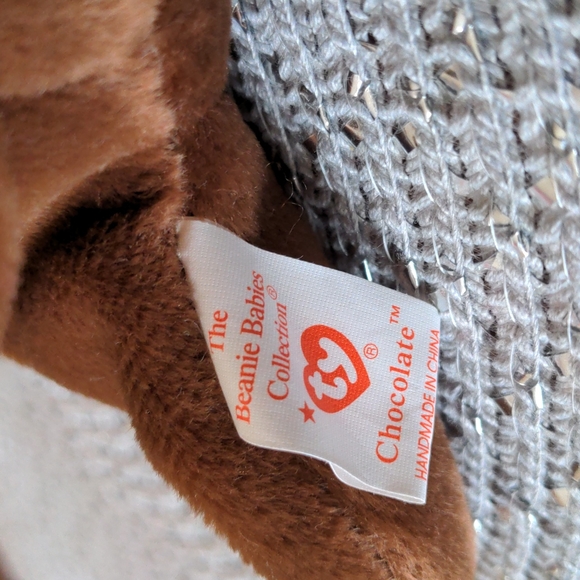 Chocolate Mousse. Err, Chocolate the Moose! A Beanie Baby from 1993 - Picture 2 of 4